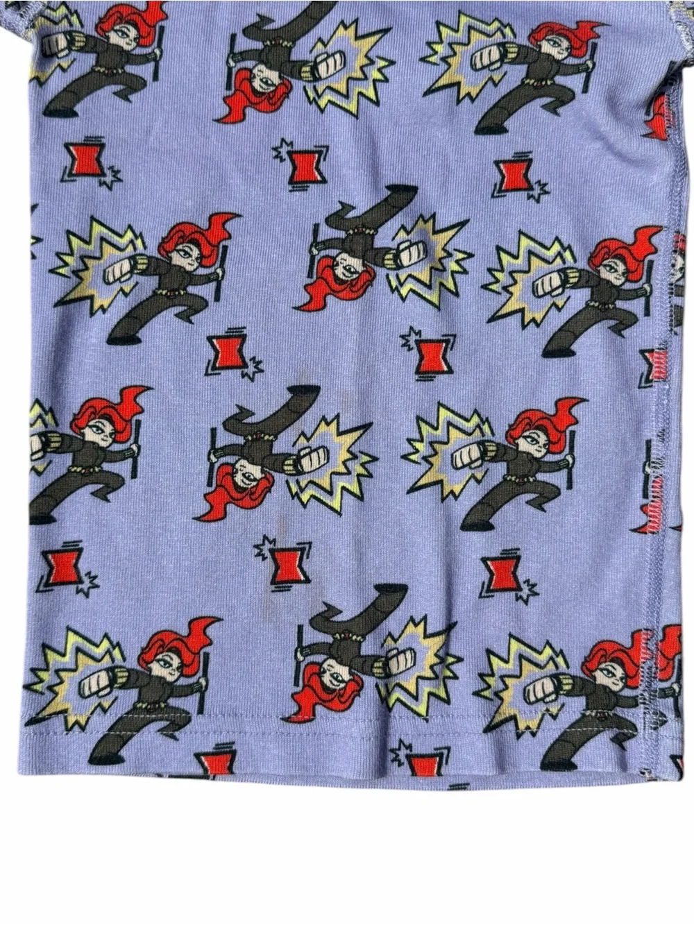 Hanna Andersson Marvel Black Widow Short Pajama Set Kids 3T 90cm Purple
